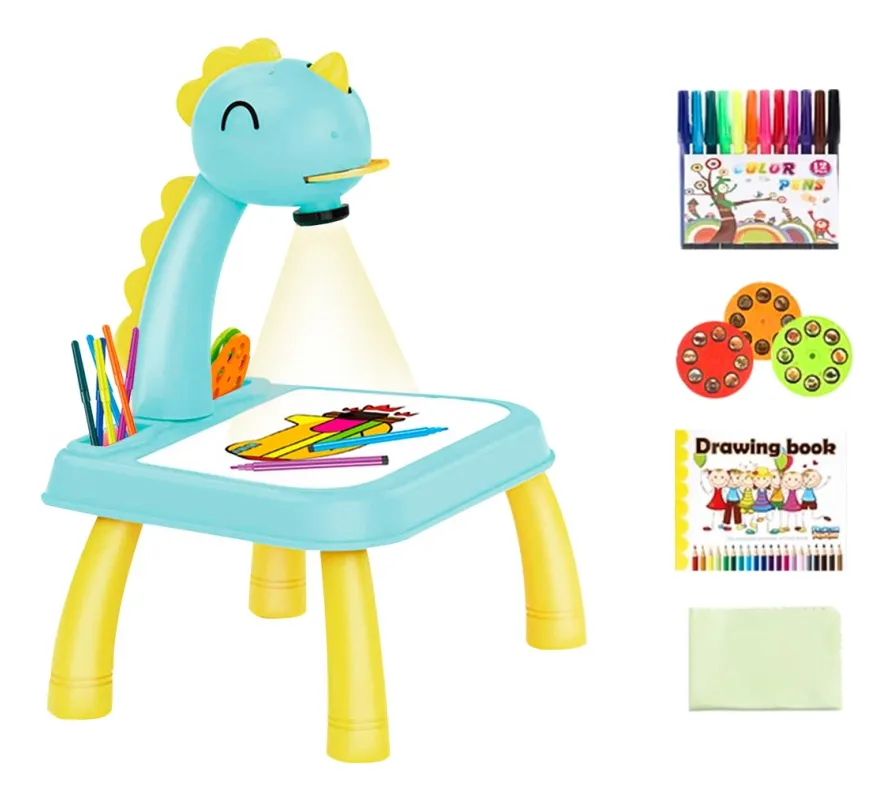 Mesa Para Niño De Dibujo Con Proyector Led
