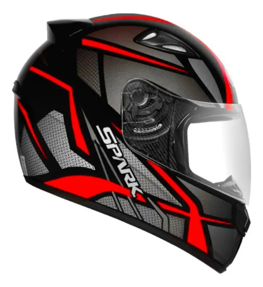 Capacete Moto Esportivo Masculino Feminino Ebf Spark Spider — foto 5
