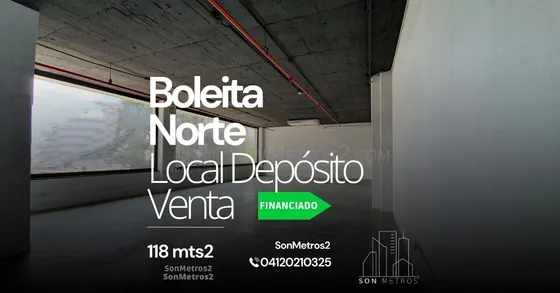 Local Depósito Oficina Venta Financiada Boleita Norte 118 Mts2 Sonmetros2