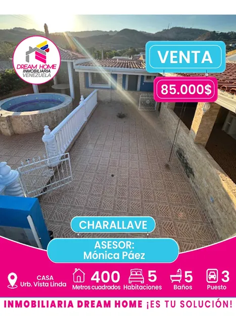 Casa En Venta  Urb. Vista Linda  Charallave 