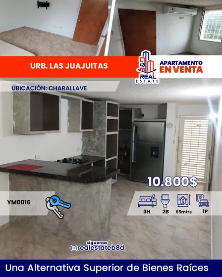 Apartamento En Venta Urb. Las Juajuitas Clavellinas - Charallave