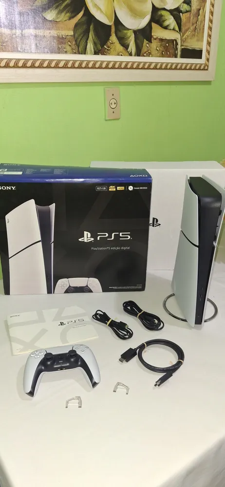 Console Sony Playstation 5 Slim Digital 825gb Branco Ps5
