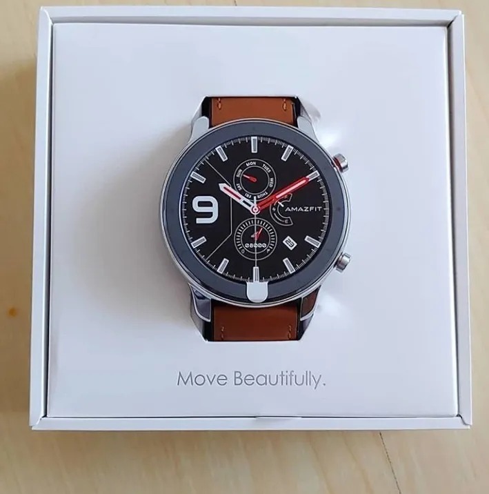 Relógio Smartwatch Amazfit Gtr 47mm A1902 Stainless Steel | Mercado Livre