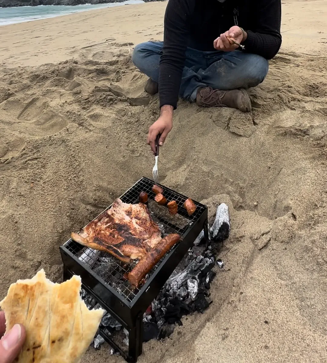 Parrilla portátil cliente
