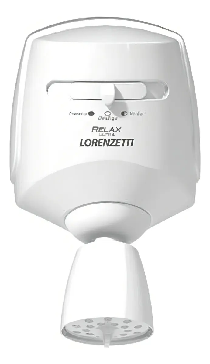 Chuveiro elétrico de parede Lorenzetti Relax Ultra branco 5500W