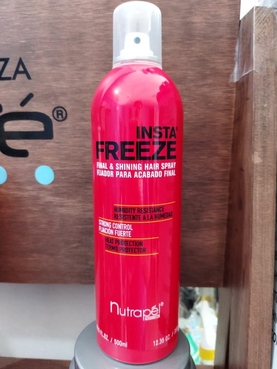 Fijador spray insta freeze nutrapel 1 2 litro caja 12 pzas env o gratis