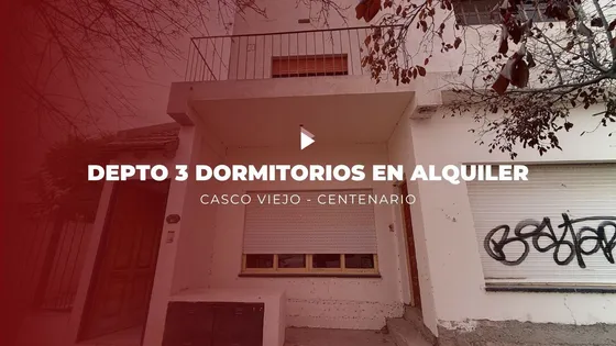 Departamento 3 Dormitorios En Alquiler Centenario