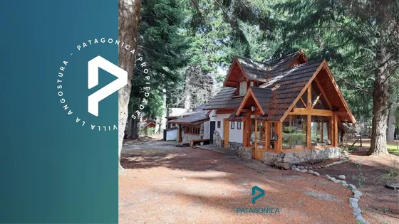 Venta Casa 4 Ambientes 264 M2 En Lote De 1875m2 Puerto Manzano Villa La Angostura