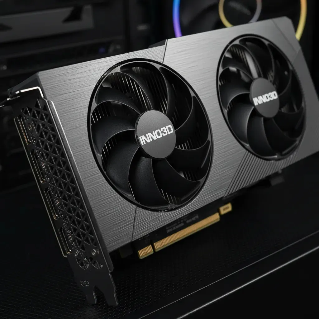 Placa de Vídeo INNO3D GeForce RTX 5060 Twin X2 8GB GDDR7 128-bit