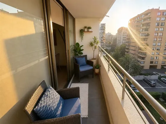 Vista Norte De 3 Dorm. En Las Condes