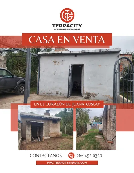 Casa En Venta En Juana Koslay