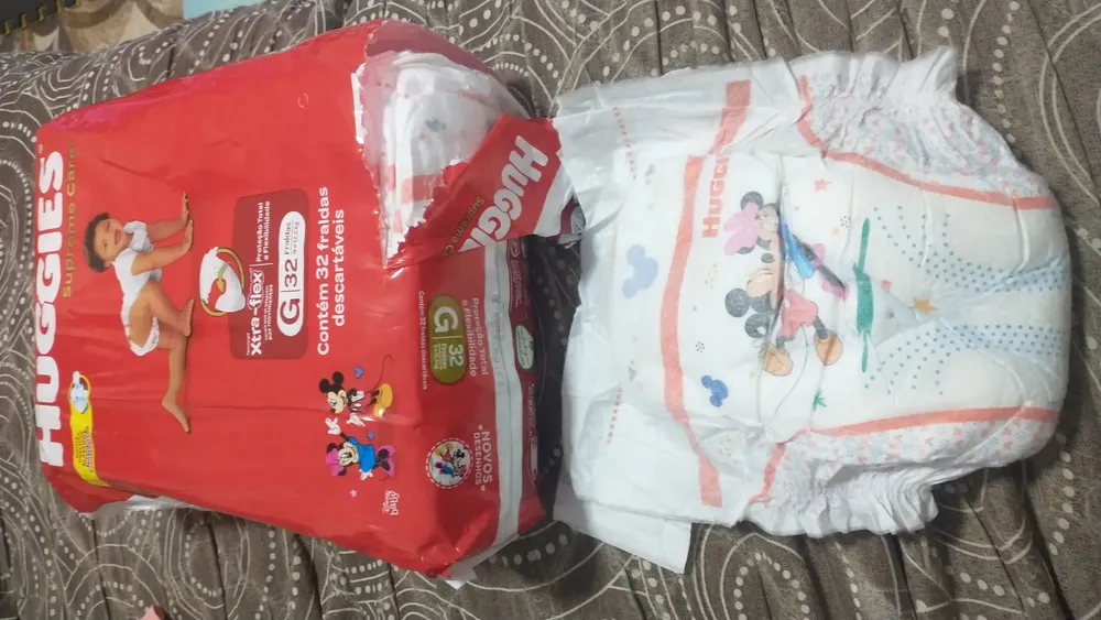 Huggies Fralda Descartável Máxima Proteção XG - 112 Un