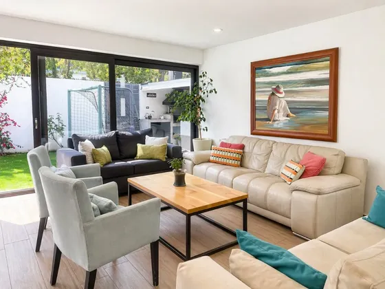 Moderna Casa En Venta, Rosario Sur, M. Manquehue