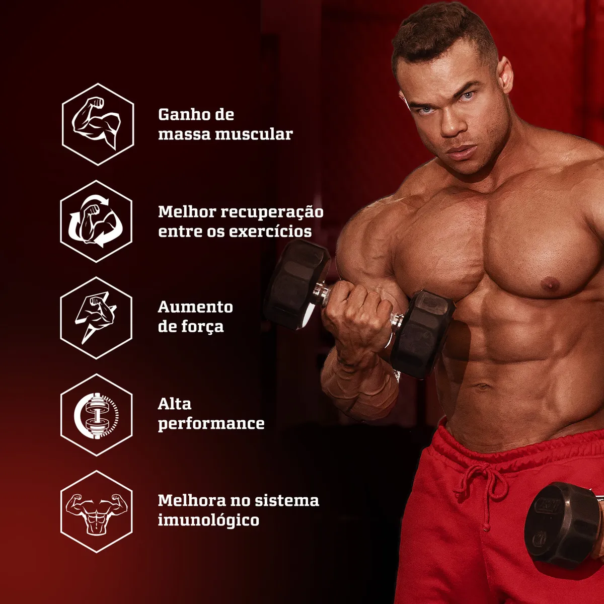 Creatina 100% Pura 300g Integralmedica - Força e Performance - Vista 3