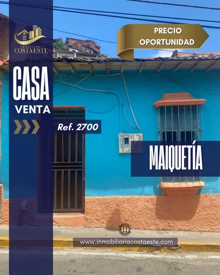 Casa En Venta Ubicada En Maiquetía, Sector Navarrete Ref 2700