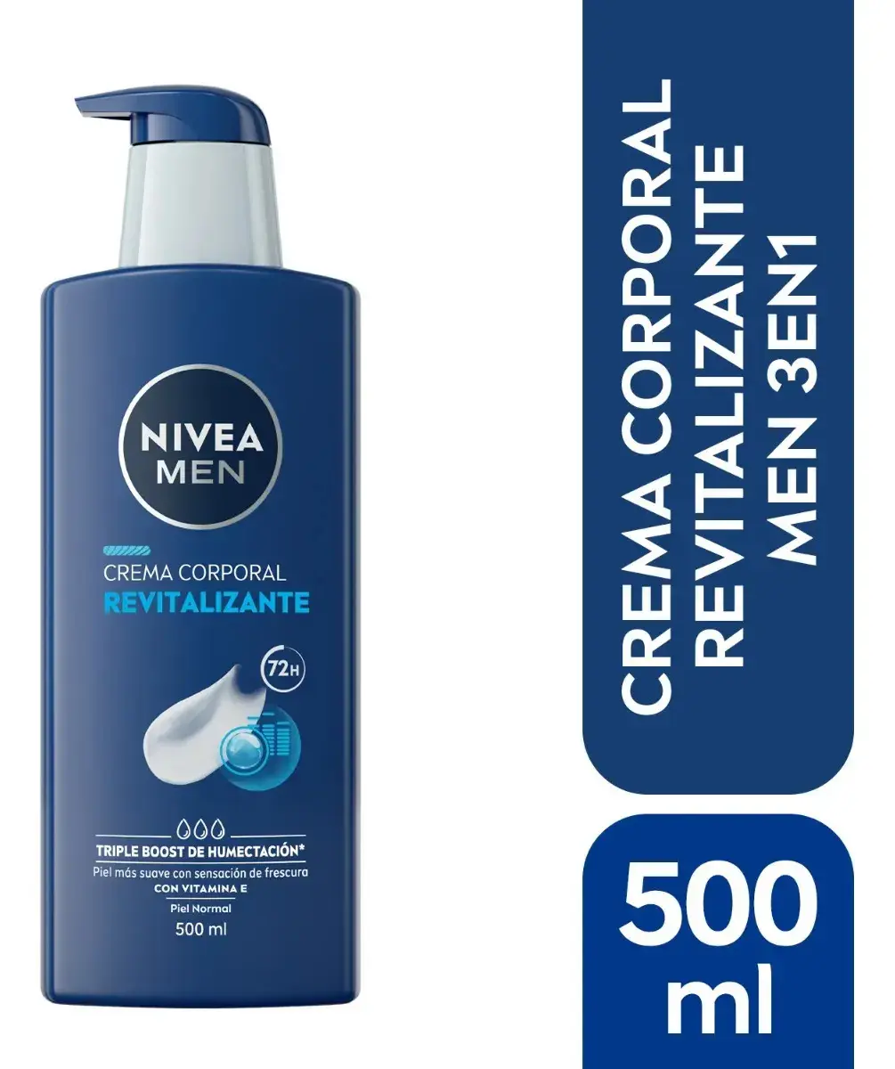 NIVEA MEN CREMA CORPORAL REVITALIZANTE 500 ML