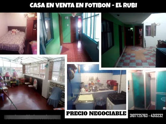 Casa En Venta El Rubí - Occidente De Bogota D.c