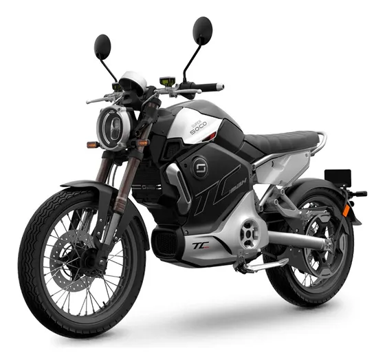 Moto Eléctrica Super Soco Tc Max - Negro Gris 2023