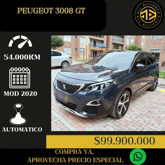 Peugeot 3008 1.6 Gt Line