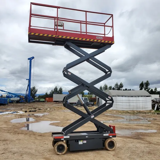 Manlift Tipo Tijera Electrica Altura De Trabajo 8 Metros