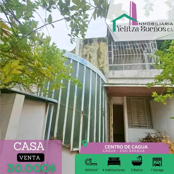 Casa En Venta Centro De Cagua