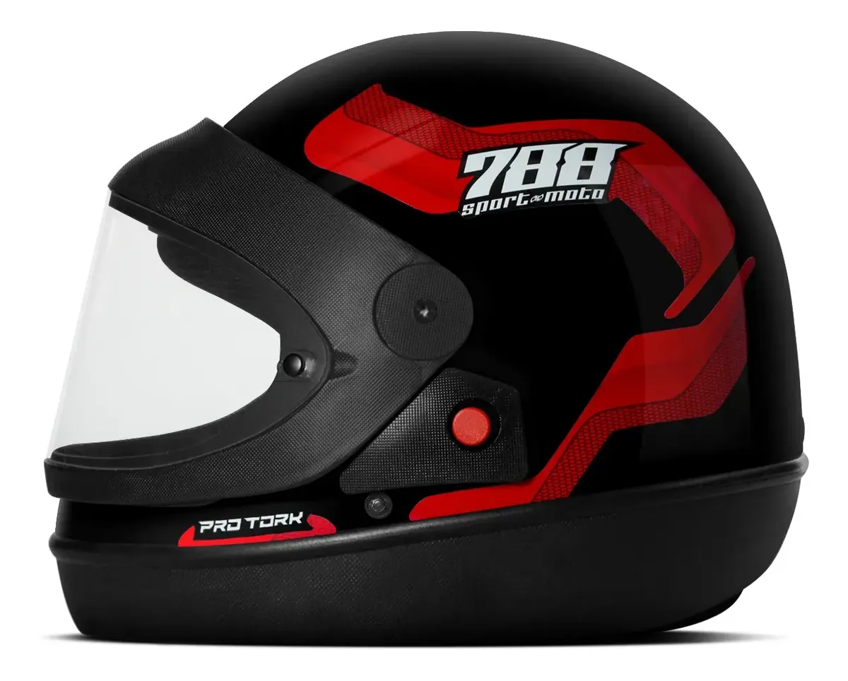 Capacete Fechado Feminino Masculino Unissex Sport Moto 788