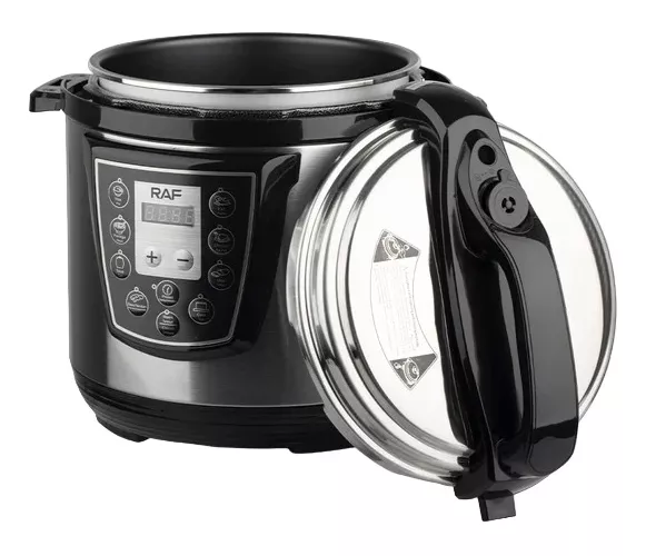 Olla a presión multifuncional eléctrica de 5L, olla instantánea Multicooker  Express para cocina, sopa, arrocera, 220V