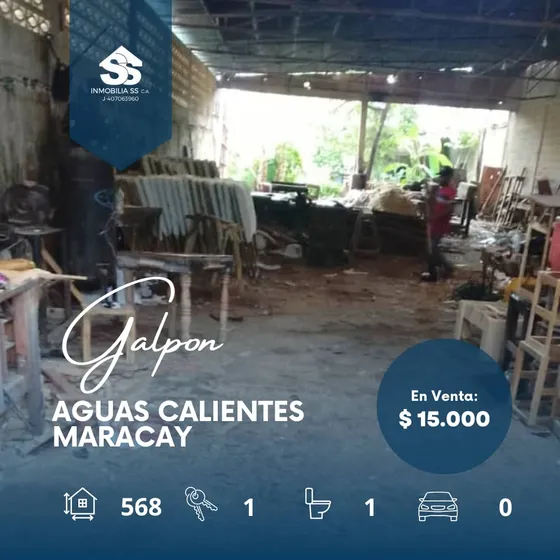 Vendo Galpon Pequeño En Maracay, Barato