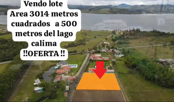 Se Vende Lote Enel Lago Calima