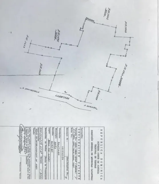 Se Vende  126,019 M2  Pontezuela Tamboril Santiago