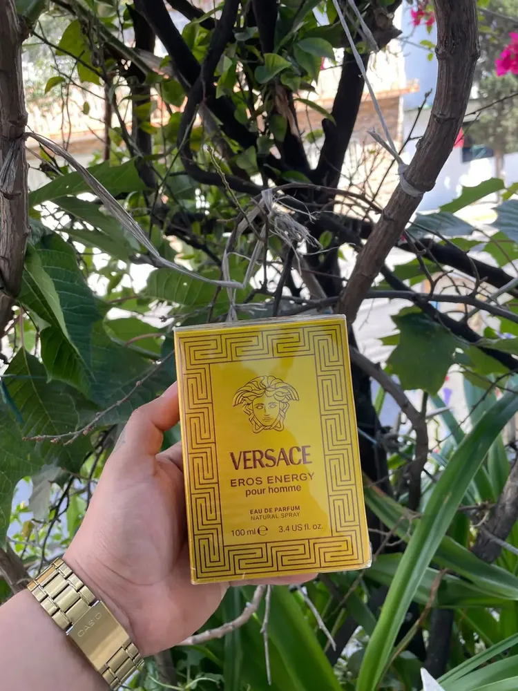 Perfume Versace Eros Energy EDP 100ml Masculino notas cítricas e
