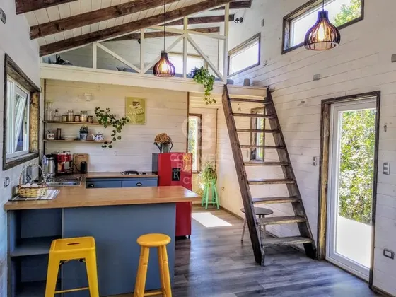 Parcela Con Tiny House, Vista Al Volcán Calbuco