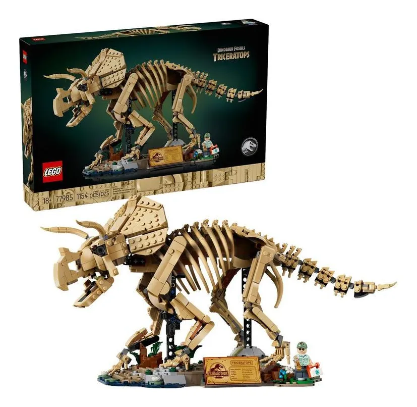 Lego Jurassic World Fósseis De Dinossauros 1154