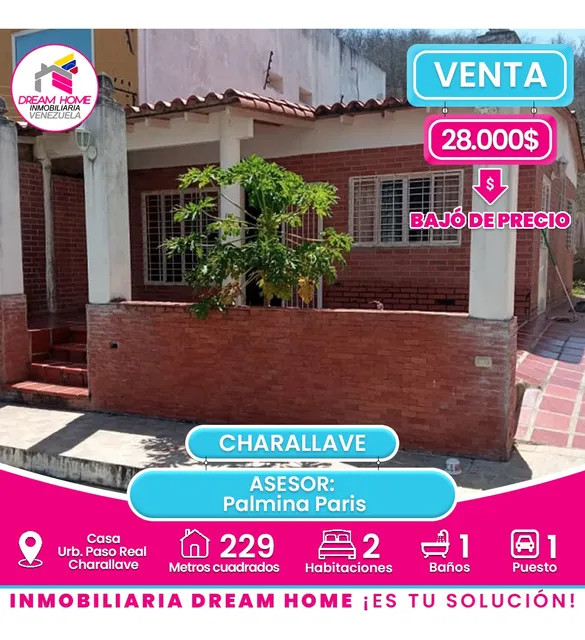 Casa En Venta  Urbanización Paso Real - Charallave