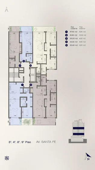 Departamento De 3 Ambientes En Venta En Palermo Hollywood
