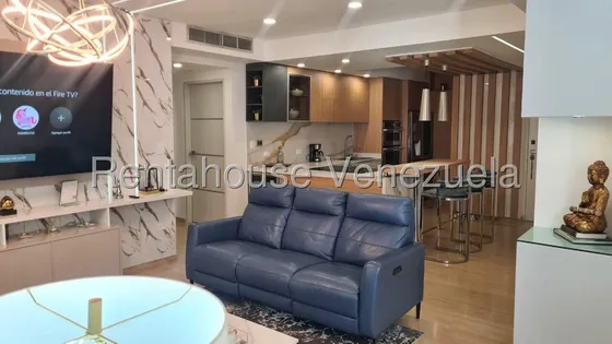 Maravilloso Apartamento Amoblado Con Grandiosas Areas Sociales En Alquiler En Campo Alegre Yf