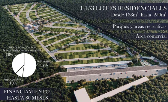 Terrenos Residenciales Osielo Desde 133 M2 En San Ignacio, Progreso