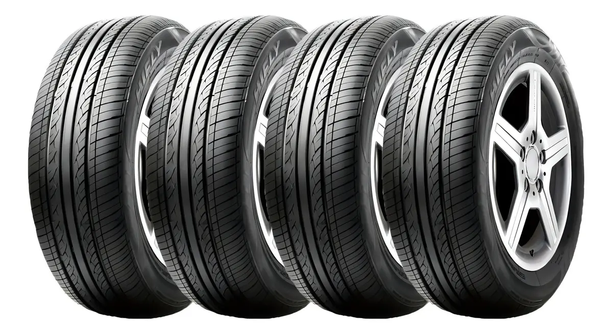 Jogo De Pneus 185/60 R14 Hifly Aro 14 Novos + Bicos Índice De Carga 82
