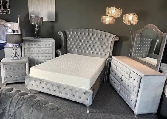 Base De Cama Con Buros
