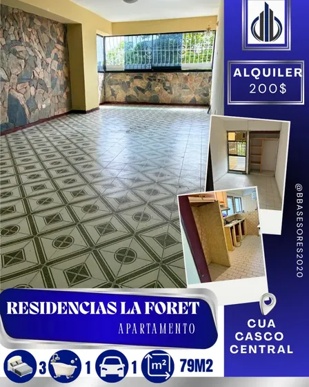 Apartamento En Alquiler Residencias La Foret Cúa Edo Miranda