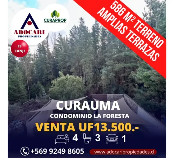 Curauma - La Foresta - Casa En Venta - 4d 3b 1e