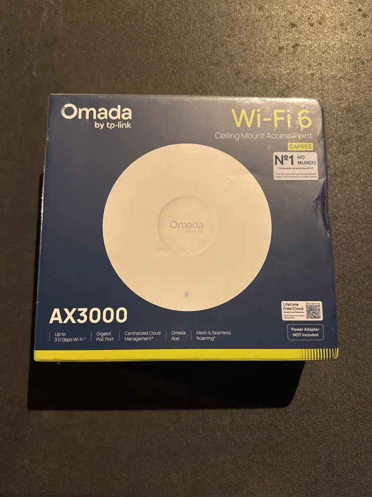 Ponto De Acesso Tap Link Eap653 Gigabit Ax3000 Wi-fi 6 Omada