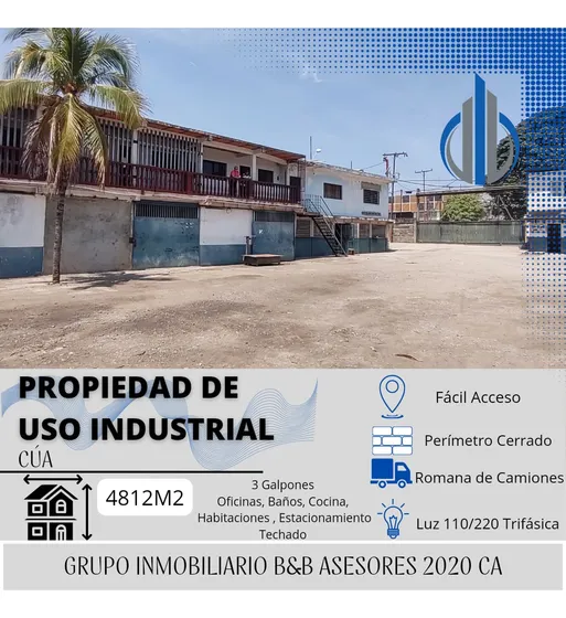 Galpón Zona Industrial Marin Cúa Estado Miranda 