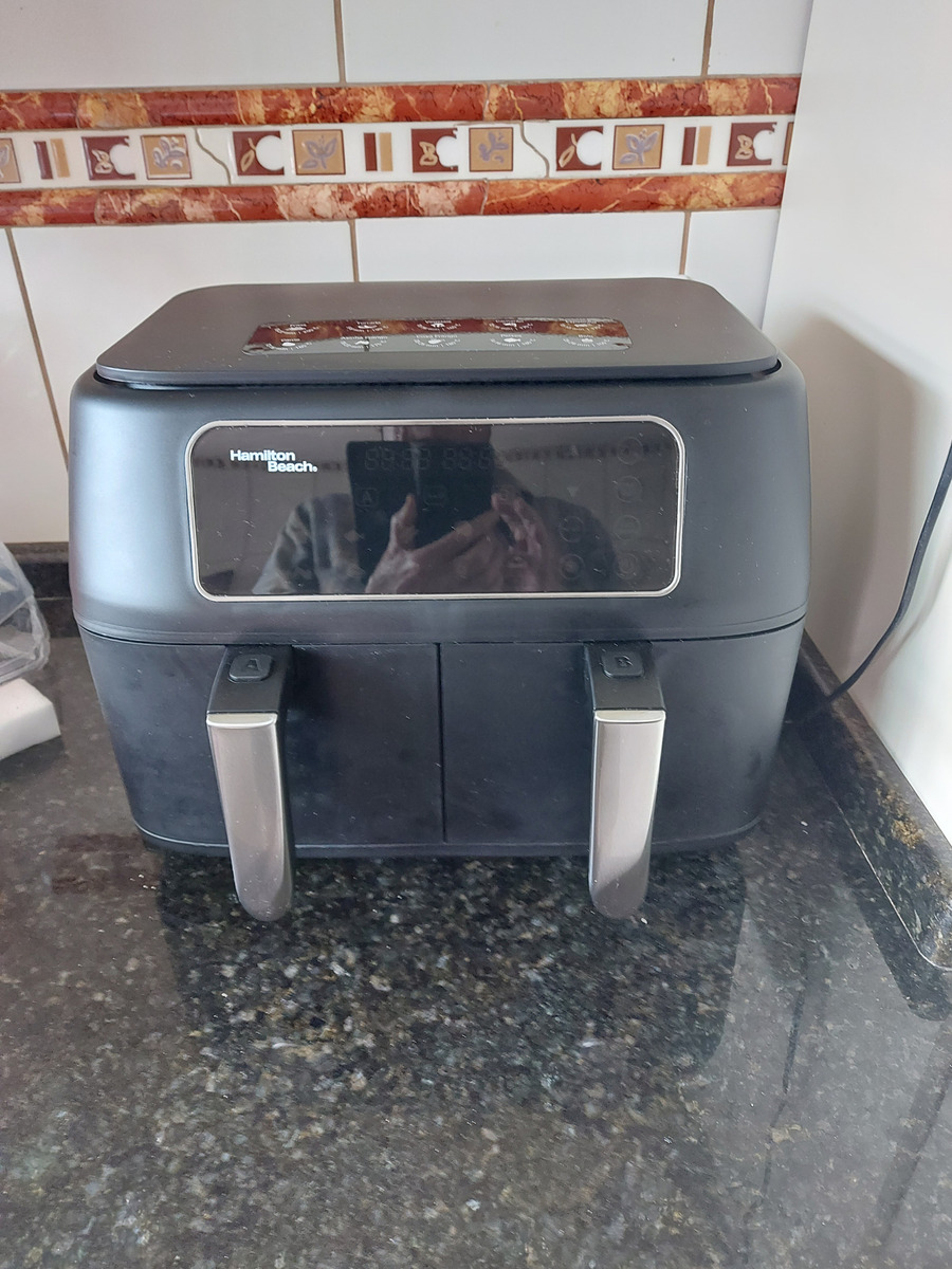 Fritadeira Dual Air Fryer ,hamilton Beach, Duplo Cesto 8 Litros