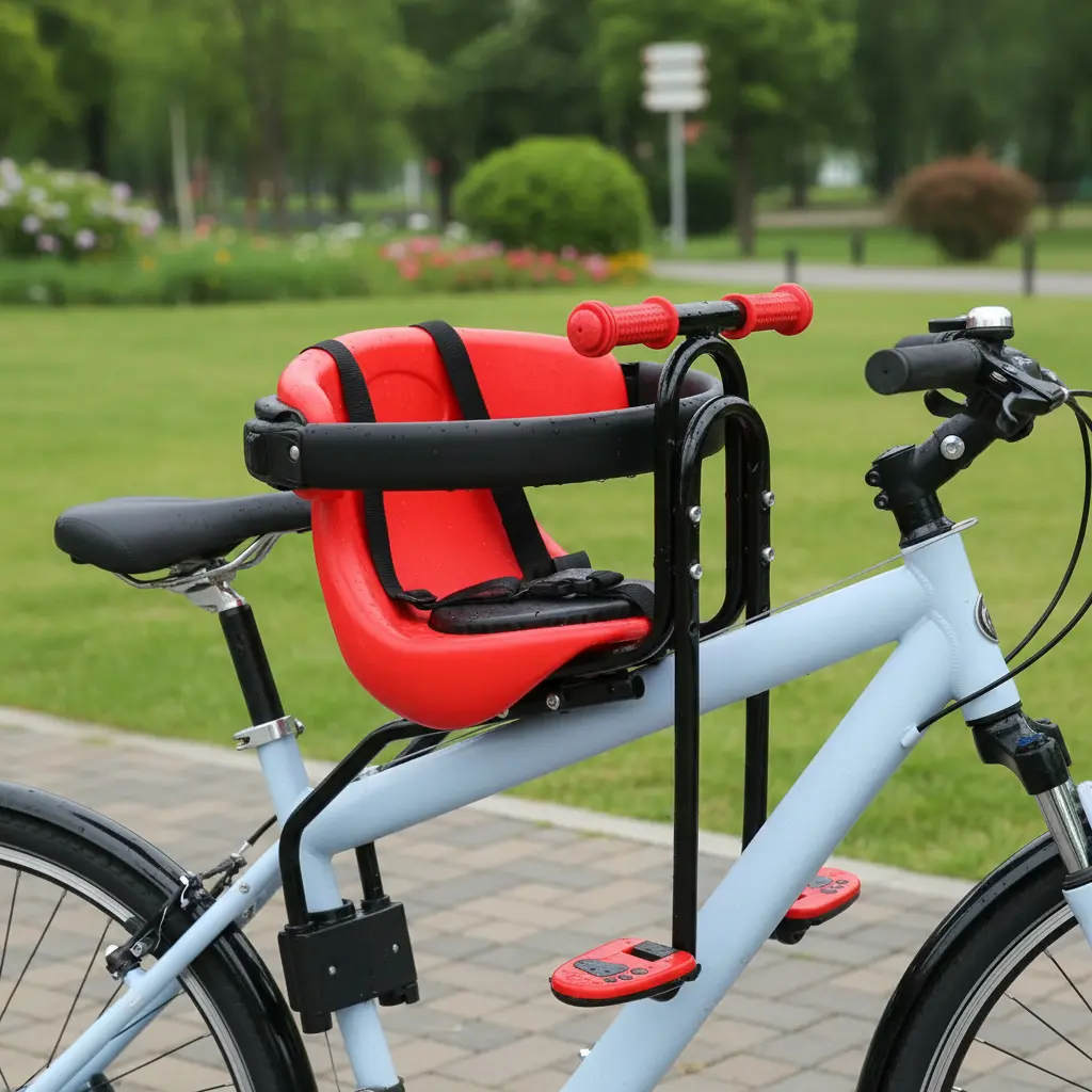 Sillita Niño Asiento Infantil Bicicleta Aro Seg. Cint + Tope
