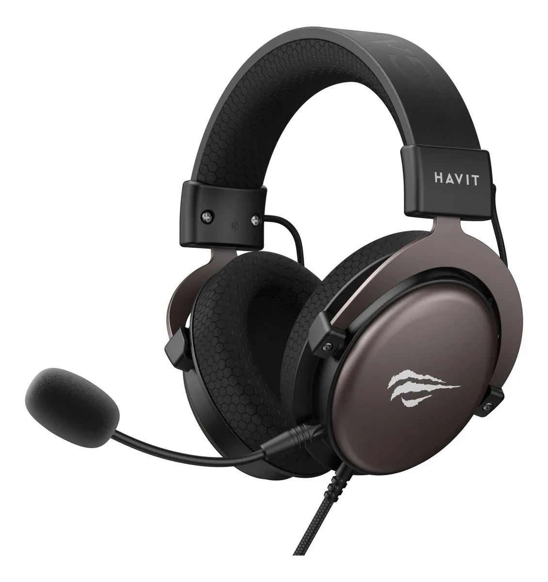 Headset Gamer Havit H2015d — com fio, preto