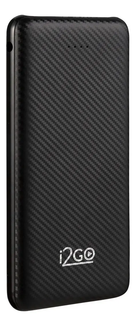 Carregador Portátil I2go Power Bank 10.000mAh — 2 USB, 1 USB-C