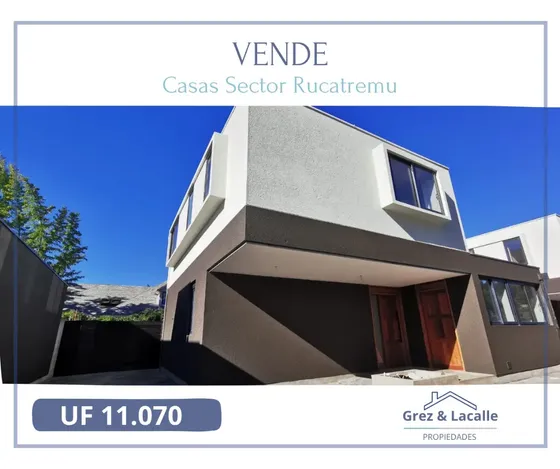 Casa En Venta En Rucatremo Con Jardín