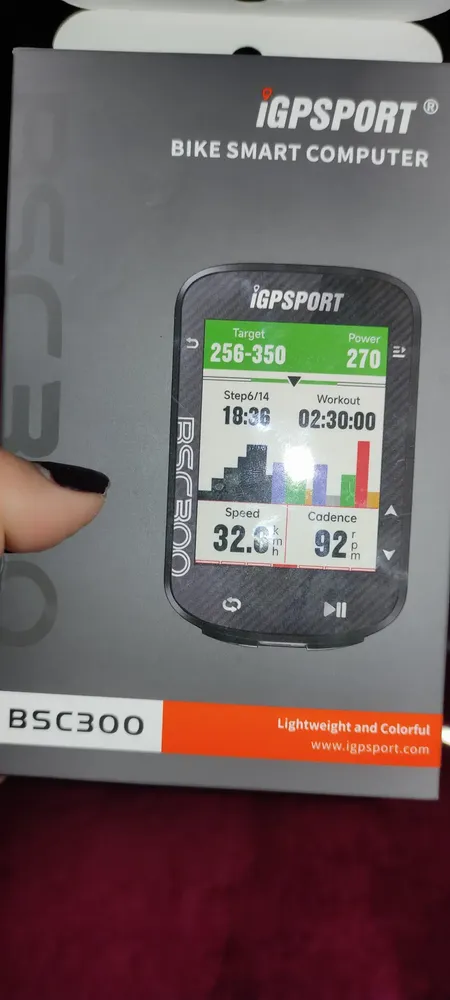 Ciclocomputador Bluetooth Igpsport Bsc300 Gps Ant+ Cor Amarelo