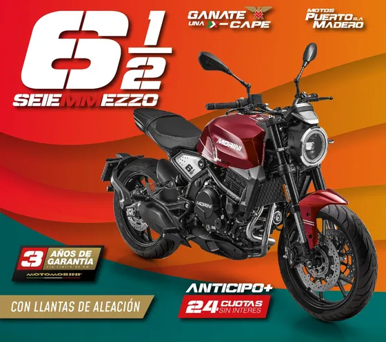 Tienda Oficial Motomorini: Seiemmezzo  6½ Str-puerto Madero-